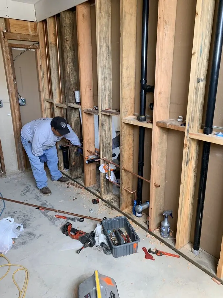 Commercial rough-in plumbing for Commercial Plumbing in Rolla